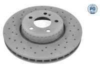 Brake disc 083 521 1005/PD Meyle