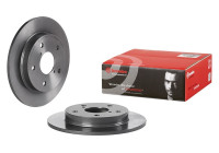 Brake disc 08E53411 Brembo
