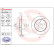 Brake disc 08E53411 Brembo, Thumbnail 2