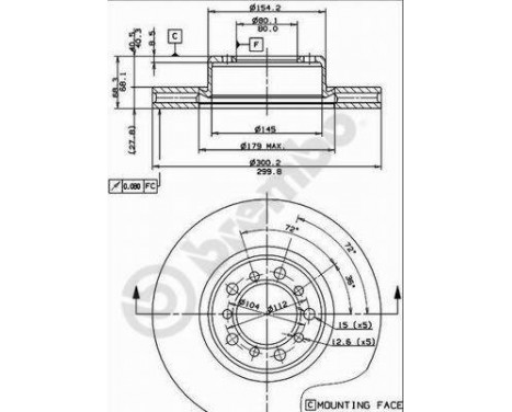 Brake Disc 09.4928.10 Brembo, Image 2