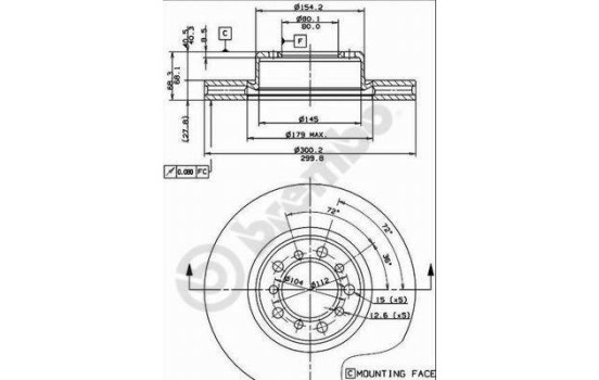 Brake Disc 09.4928.10 Brembo, Image 2
