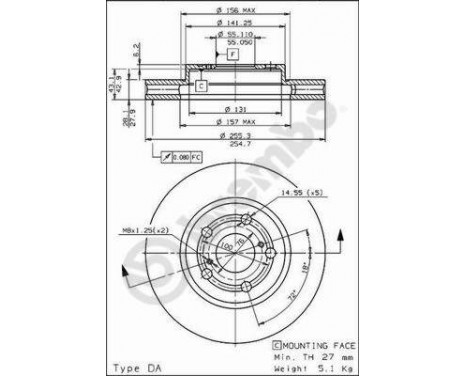 Brake Disc 09.6742.10 Brembo, Image 2