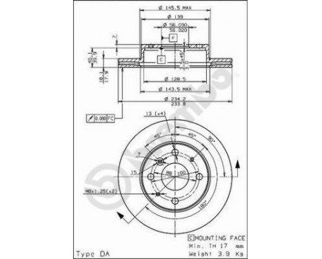 Brake Disc 09.6748.10 Brembo, Image 2