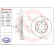 Brake Disc 09.A203.10 Brembo, Thumbnail 3