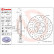 Brake disc 09.B970.1X Brembo