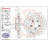Brake disc 09.C986.31 Brembo