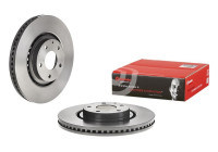 Brake disc 09.E034.11 Brembo
