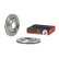 Brake disc 09.E538.10 Brembo, Thumbnail 2