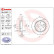 Brake disc 09E52811 Brembo