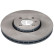 Brake disc 1000750 FEBI