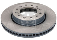 Brake disc 1001788 FEBI