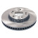 Brake disc 1007215 FEBI