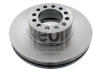 Brake disc 101728 FEBI