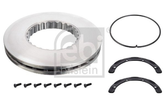 Brake disc 104671 FEBI