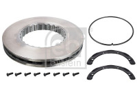 Brake disc 104674 FEBI