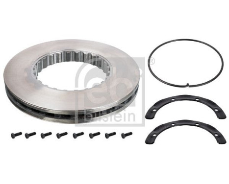 Brake disc 104674 FEBI