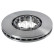 Brake disc 105974 FEBI