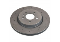 Brake Disc 108196 FEBI