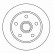 Brake Disc 15826 ABS