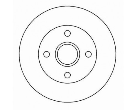 Brake Disc 15861 ABS