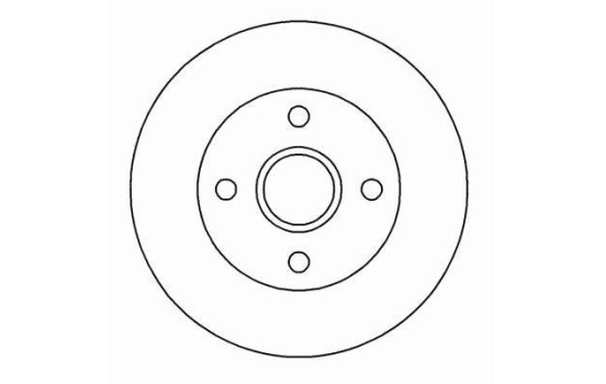 Brake Disc 15861 ABS