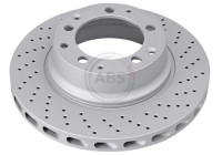 Brake disc 15883 ABS
