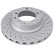 Brake disc 15883 ABS