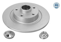 Brake disc 16-15 523 0044/PD Meyle