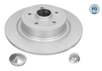 Brake disc 16-15 523 4102/PD Meyle