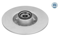 Brake disc 16-15 523 4114/PD Meyle