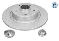 Brake disc 16-15 523 4117/PD Meyle