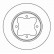 Brake Disc 16183 ABS