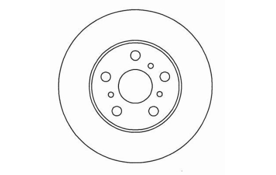 Brake Disc 16550 ABS