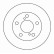 Brake Disc 16552 ABS