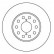 Brake Disc 16612 ABS