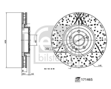 Brake Disc 171465 FEBI, Image 3