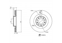 Brake Disc 172915 FEBI