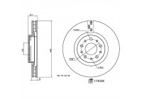 Brake Disc 173028 FEBI