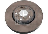 Brake disc 176658 FEBI
