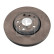 Brake disc 176658 FEBI