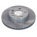 Brake disc 176803 FEBI