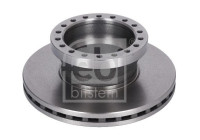 Brake disc 177853 FEBI