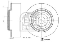 brake disc 179063 FEBI