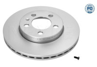 Brake disc 183 521 0069/PD Meyle