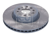 Brake disc 184654 FEBI