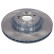 Brake disc 184660 FEBI