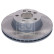 Brake disc 184662 FEBI