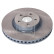 Brake disc 184688 FEBI