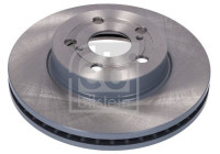Brake disc 184696 FEBI