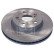 Brake disc 184696 FEBI
